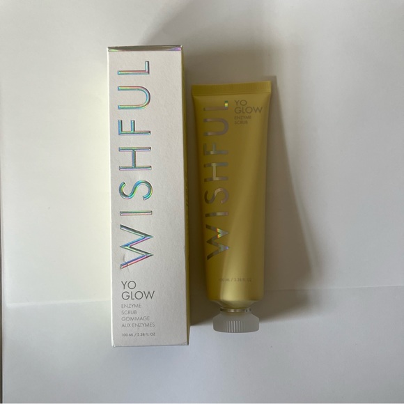 HUDA BEAUTY | Skincare | Wishful Yo Glow Aha Bha Facial Enzyme Scrub ...